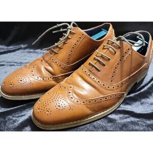 Curt And Larson Brown Leather Men’s Dress Shoe (9M)